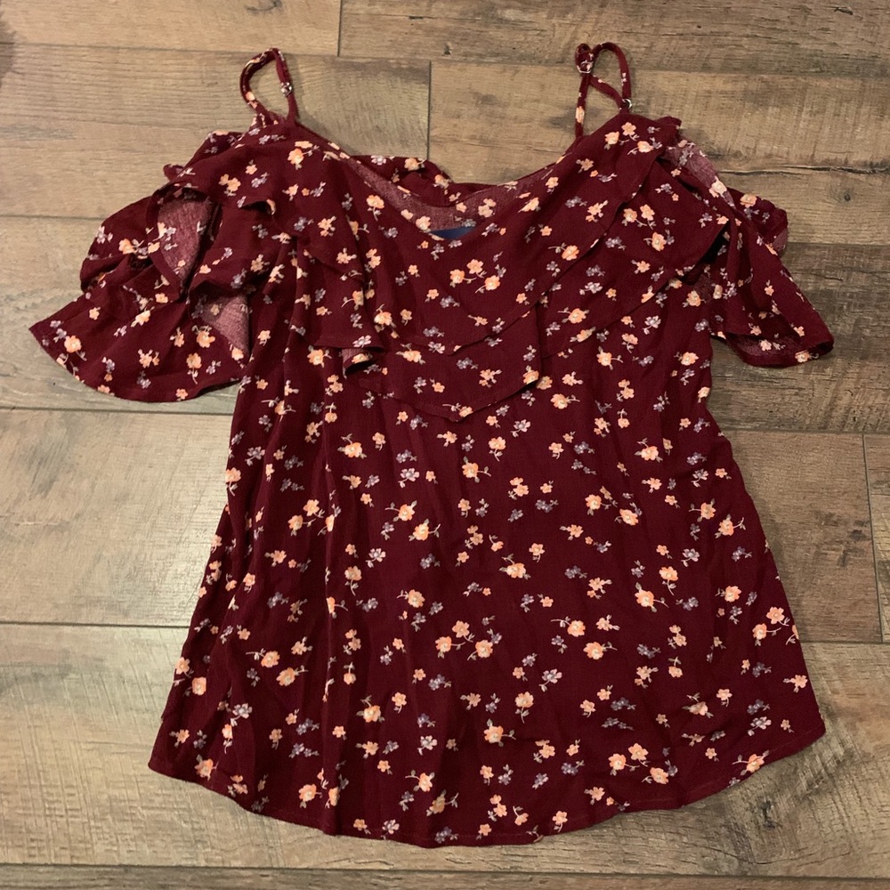 Cold shoulder blouse. Brand new with tags